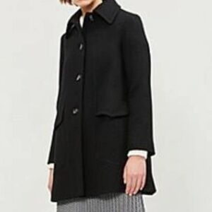 Maje Gabriel Brushed Wool-Blend Coat